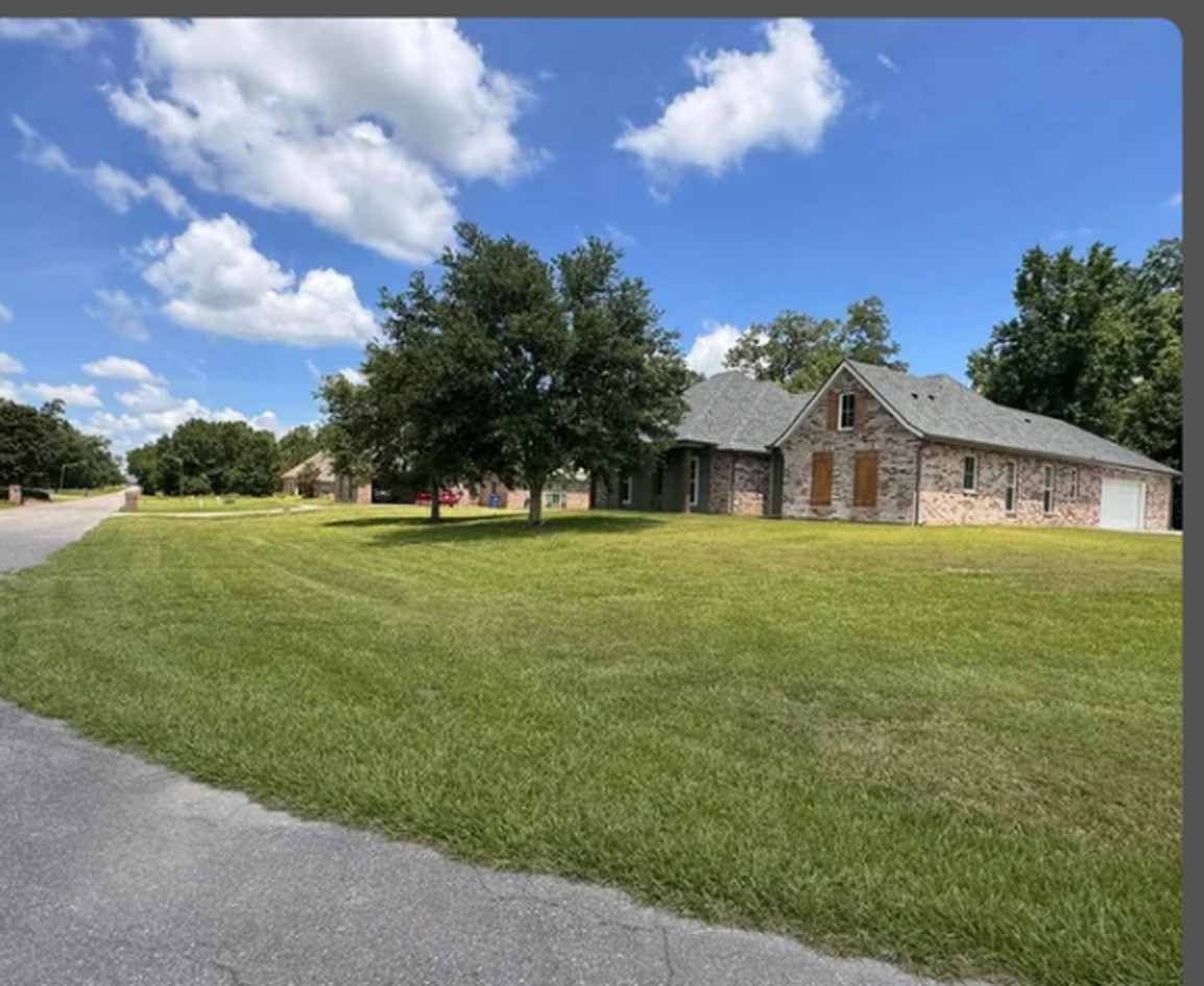 Established lawn after site work