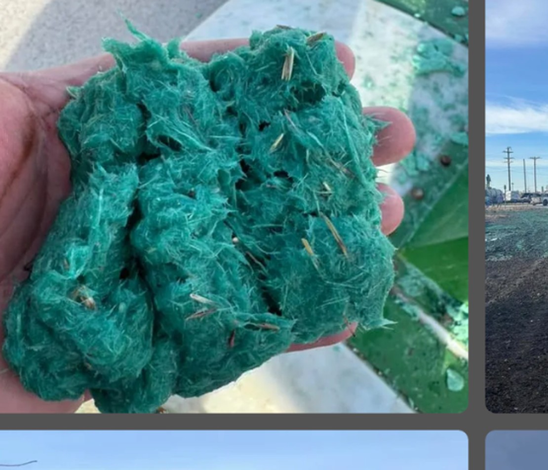 Hydroseeding mulch material