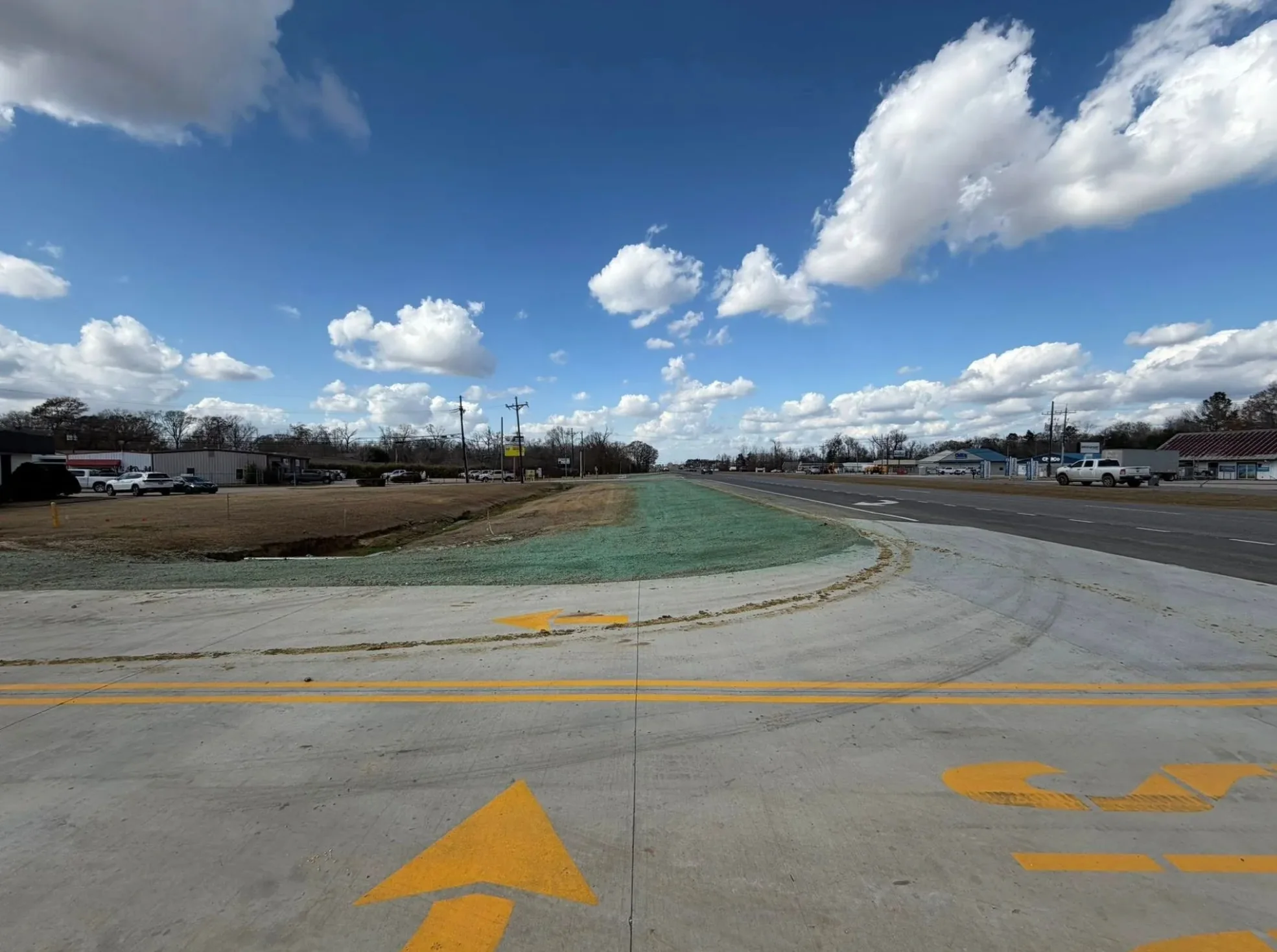 Roadside stabilization project